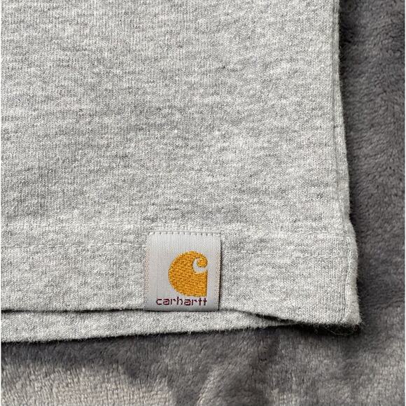 Carhartt Relaxed Fit Heavyweight Work Shirt Men's Large Gray Camo Pocket T-Shirt - Picture 4 of 7